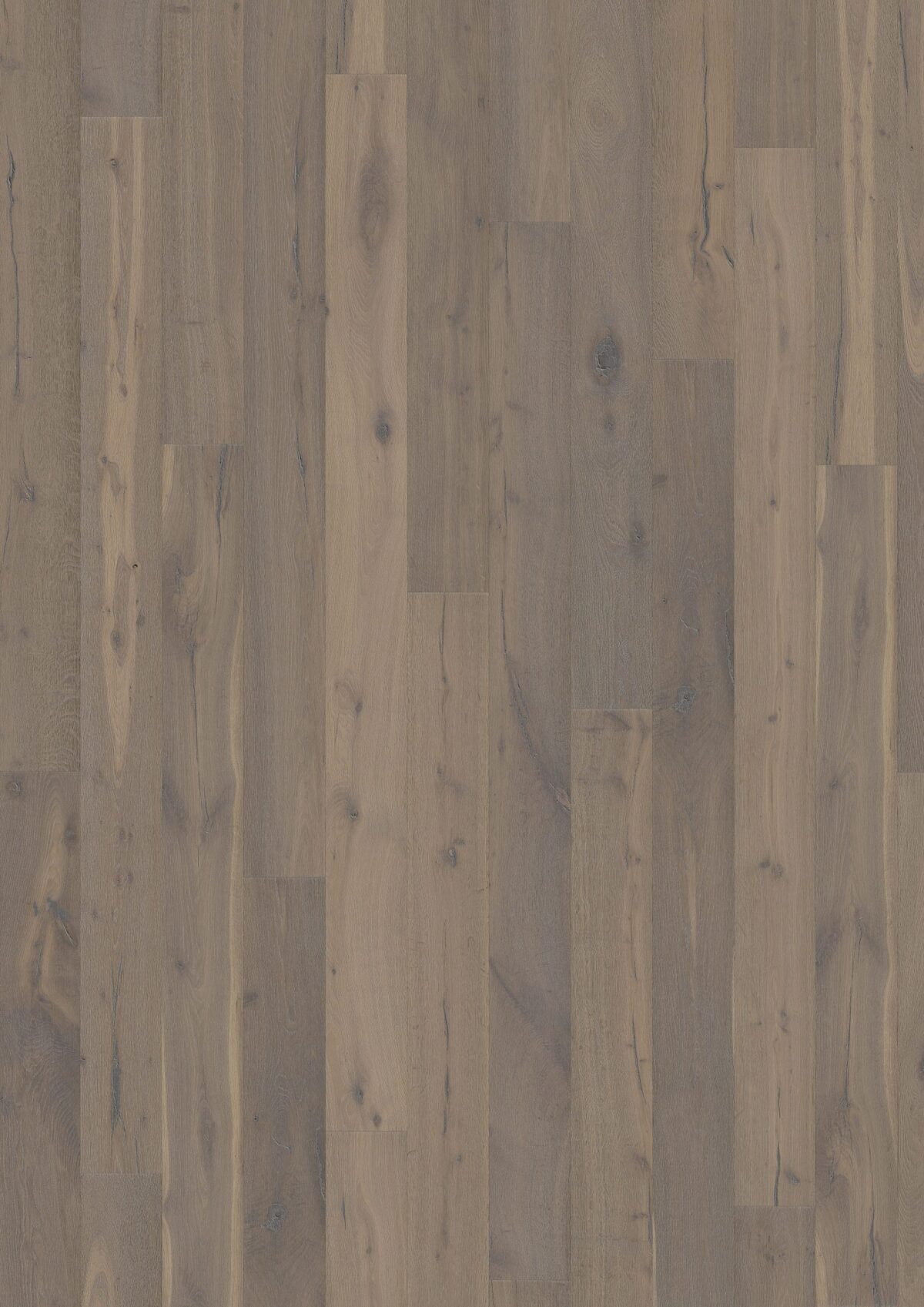 Close up of Kahrs Oak Sture Prefinished Hardwood.