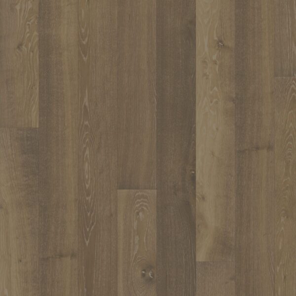 Close up of Kahrs Oak Nouveau Greige Prefinished Hardwood.