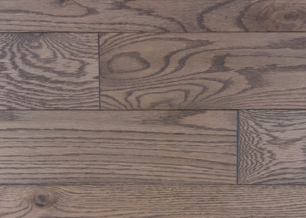 Close up of Appalachian Corduroy Red Oak Excel Prefinished Hardwood.