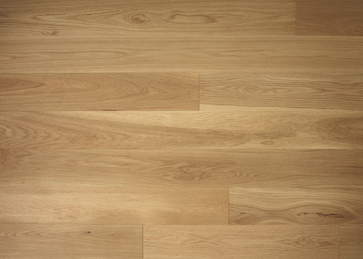 Close up of Appalachian Linen White Oak Excel Prefinished Hardwood.