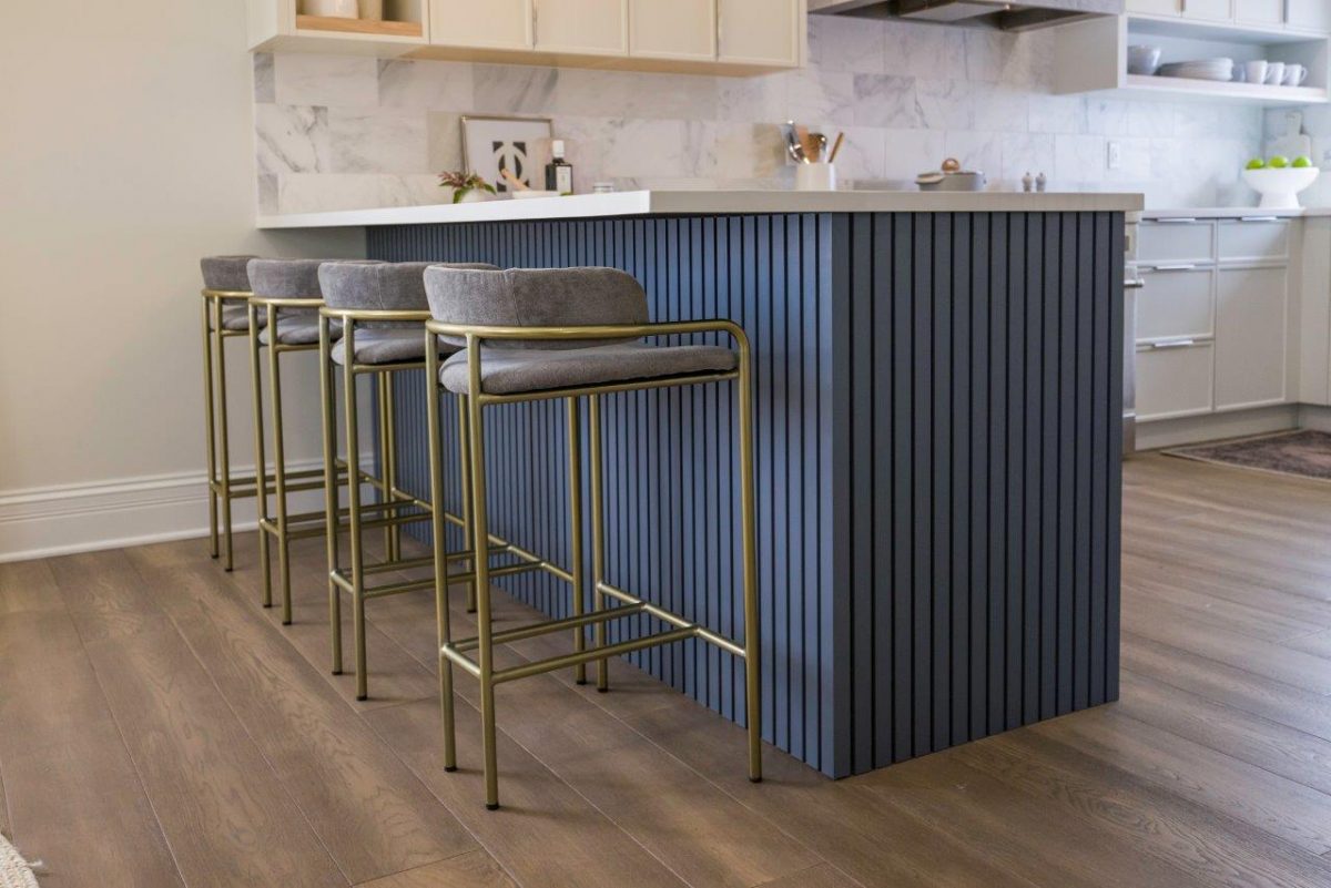 Decorated kitchen space with DuChateau Domenico Prefinished Hardwood.