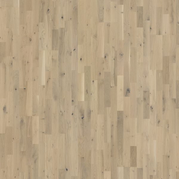 Close up of Kahrs Frosted Oat Strip Prefinished Hardwood.