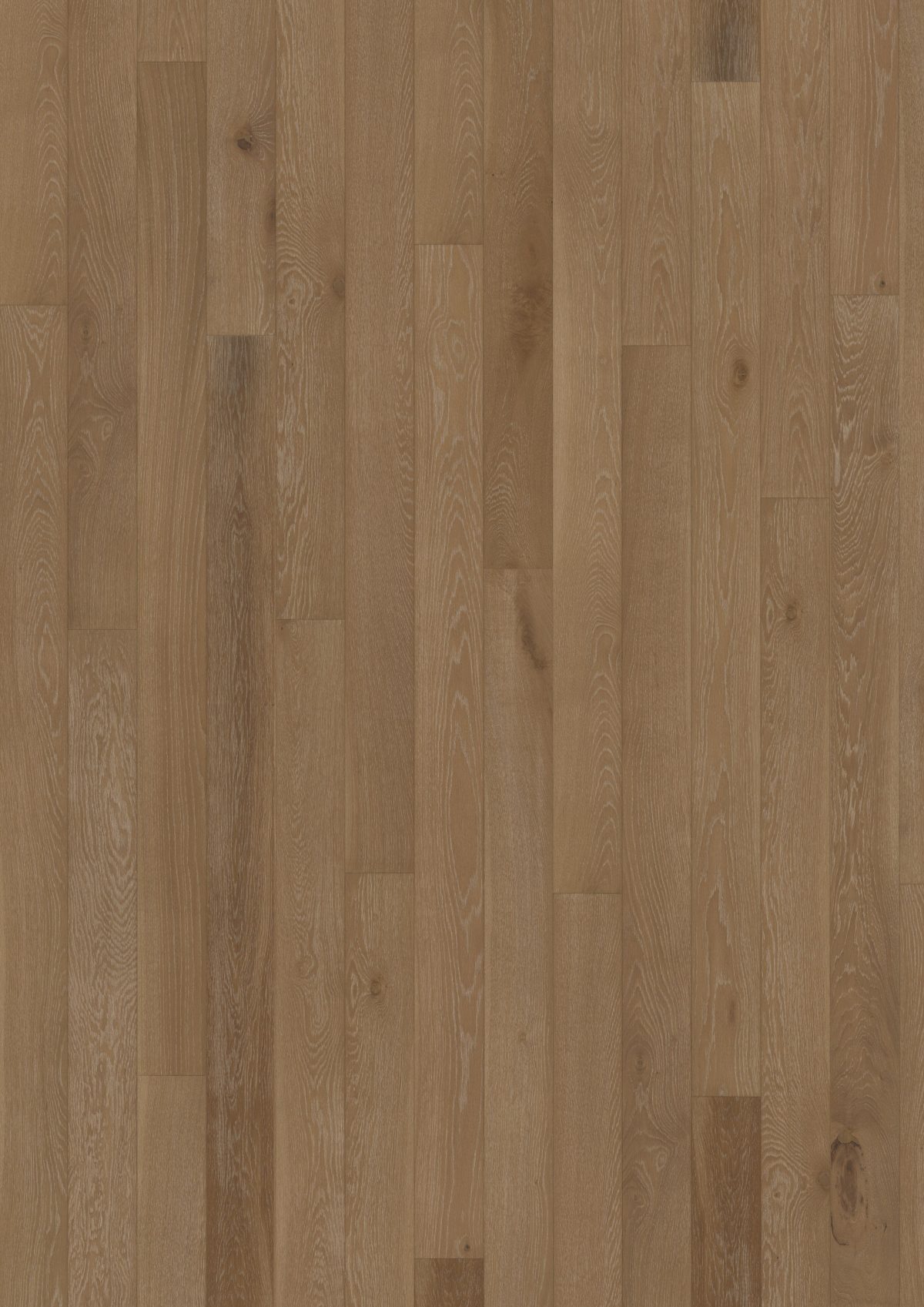 Close up of Kahrs Oak Henna Prefinished Hardwood.