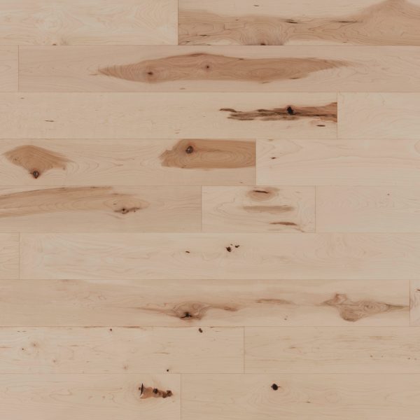 Close up of Mirage Maple Natural Character Smooth Prefinished Hardwood.