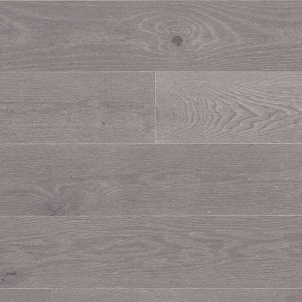 Close up of Mirage Red Oak Hopscotch Character Brushed Prefinished Hardwood.