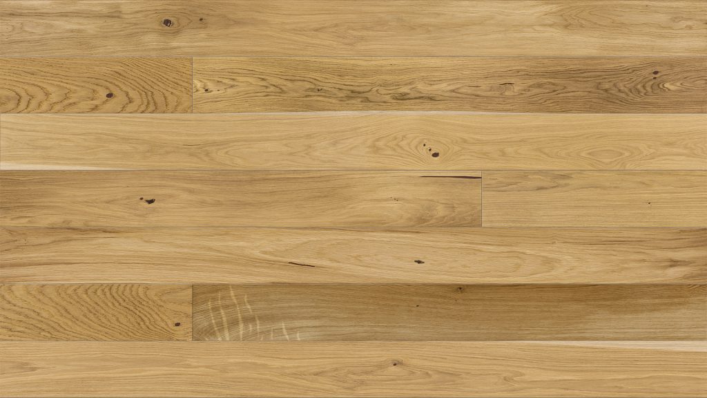 Close up of Barlinek Oak Scone Prefinished Hardwood.