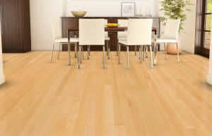 Indoor area showcasing the beauty and versatility of maple unfinished hardwood floors.